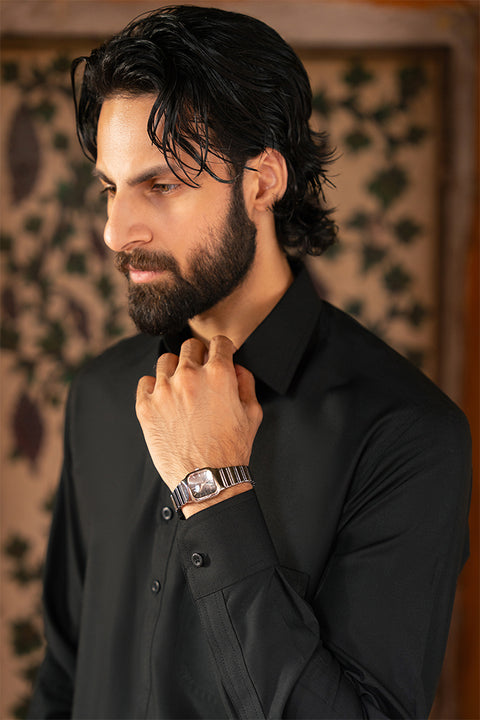 Absolute Black Shalwar Kameez
