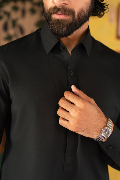 Absolute Black Shalwar Kameez
