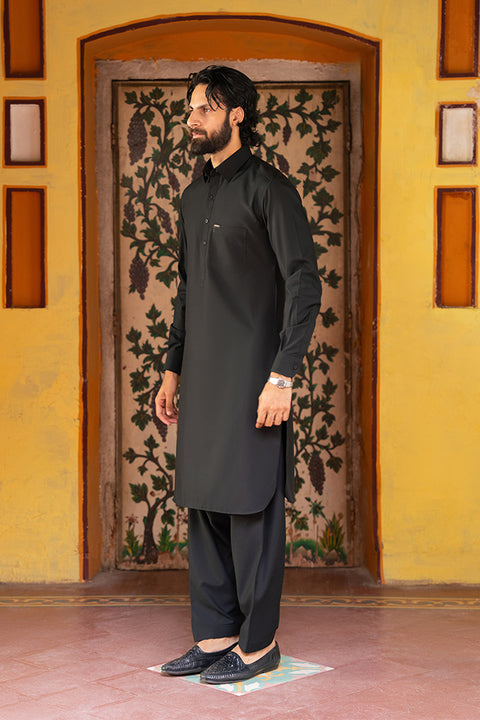 Absolute Black Shalwar Kameez