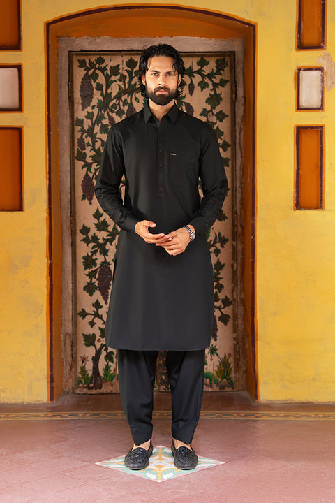 Absolute Black Shalwar Kameez
