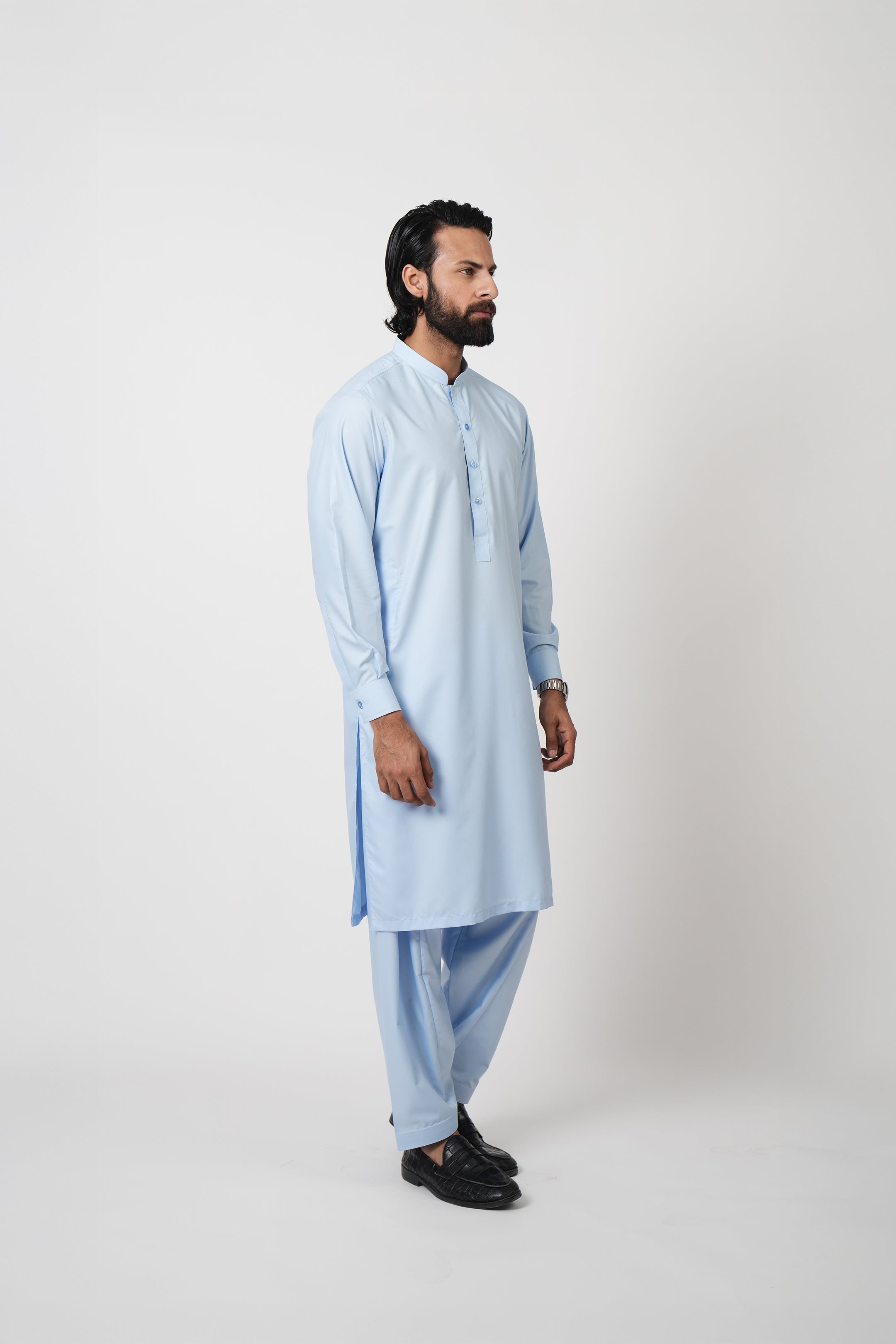 Sky Blue Wash n wear Shalwar Kameez – Dandy Designs