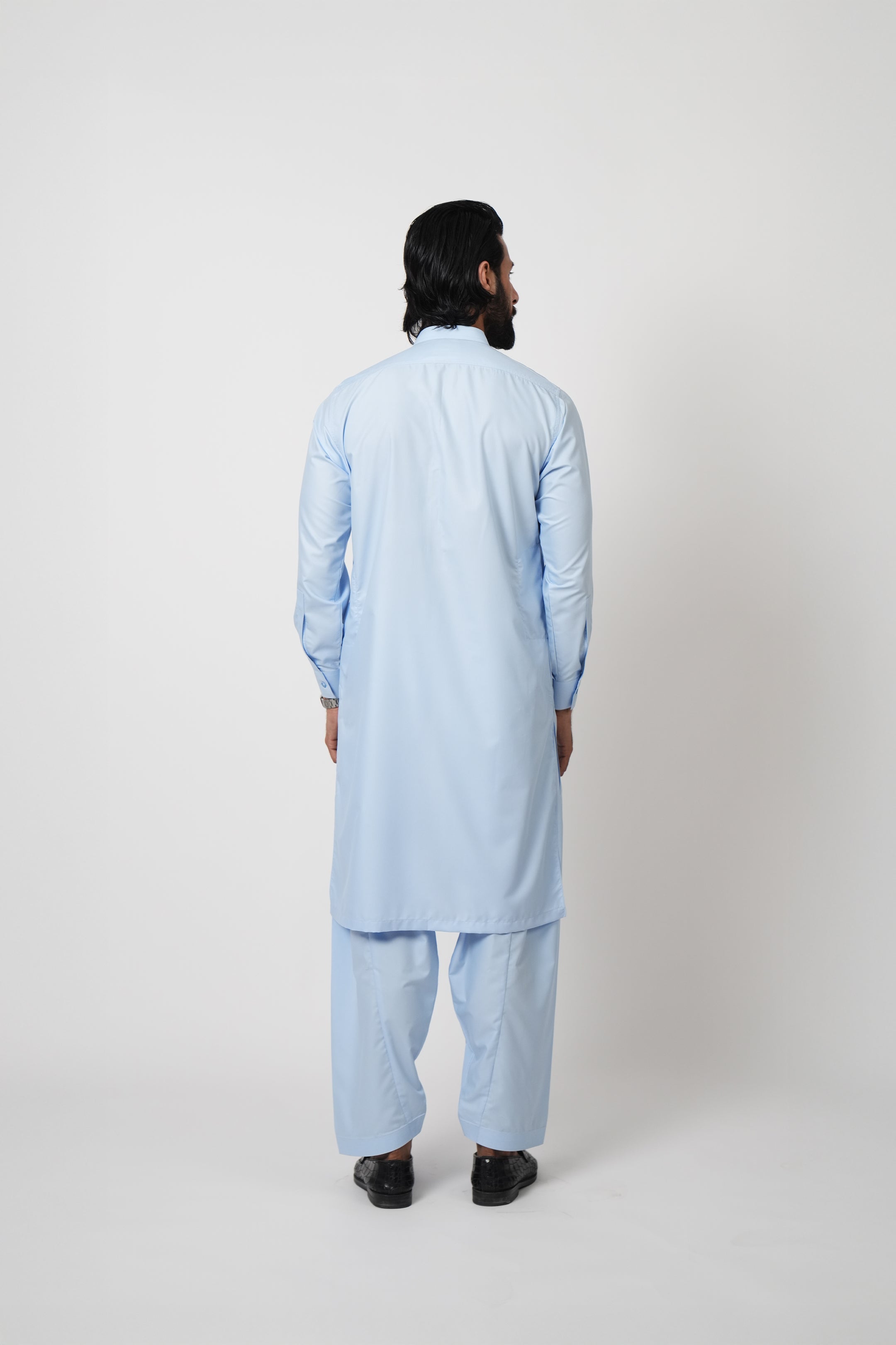 Sky Blue Wash n wear Shalwar Kameez – Dandy Designs