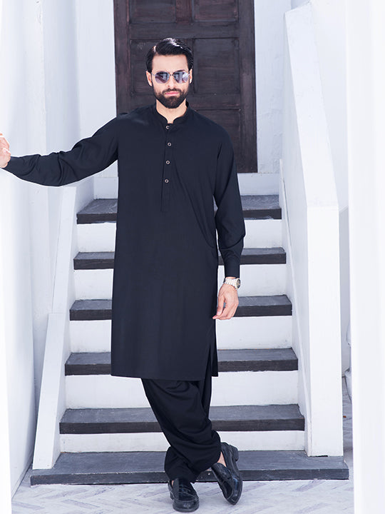 Black shalwar 2024 kameez design