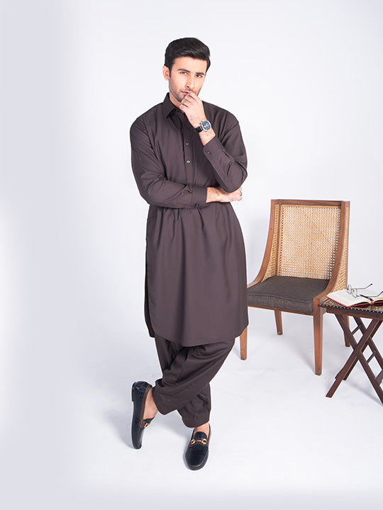 Coffee Brown Shalwar Kameez