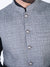 Grey Wool Checkered Waistcoat